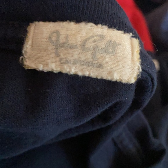 John Galt Brandy Melville red white and blue striped crop top - Picture 4 of 6